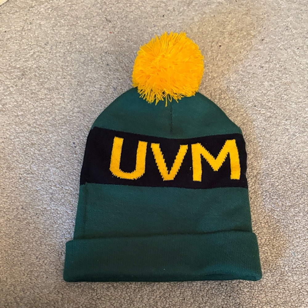 UVM Pom-Pom Beanie